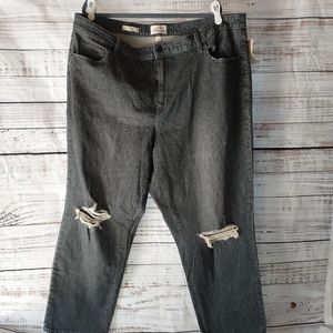 Plus Size High Rise  Jeans 24W vintage straight. G